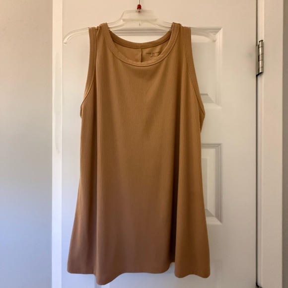 Lane Bryant Camel Ribbed Tank Top - Picture 1 of 4